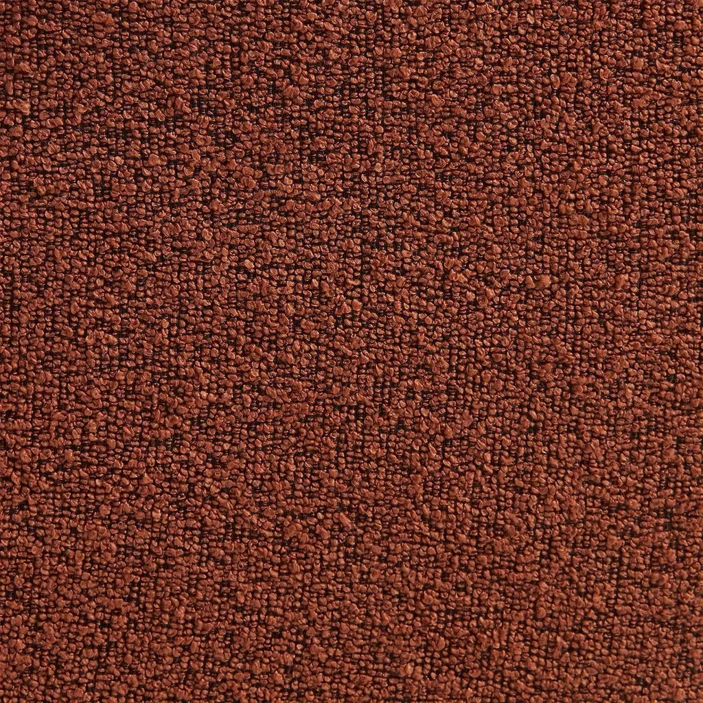 Fauteuil chauffeuse 2 places Boni en tissu bouclette texturé beige