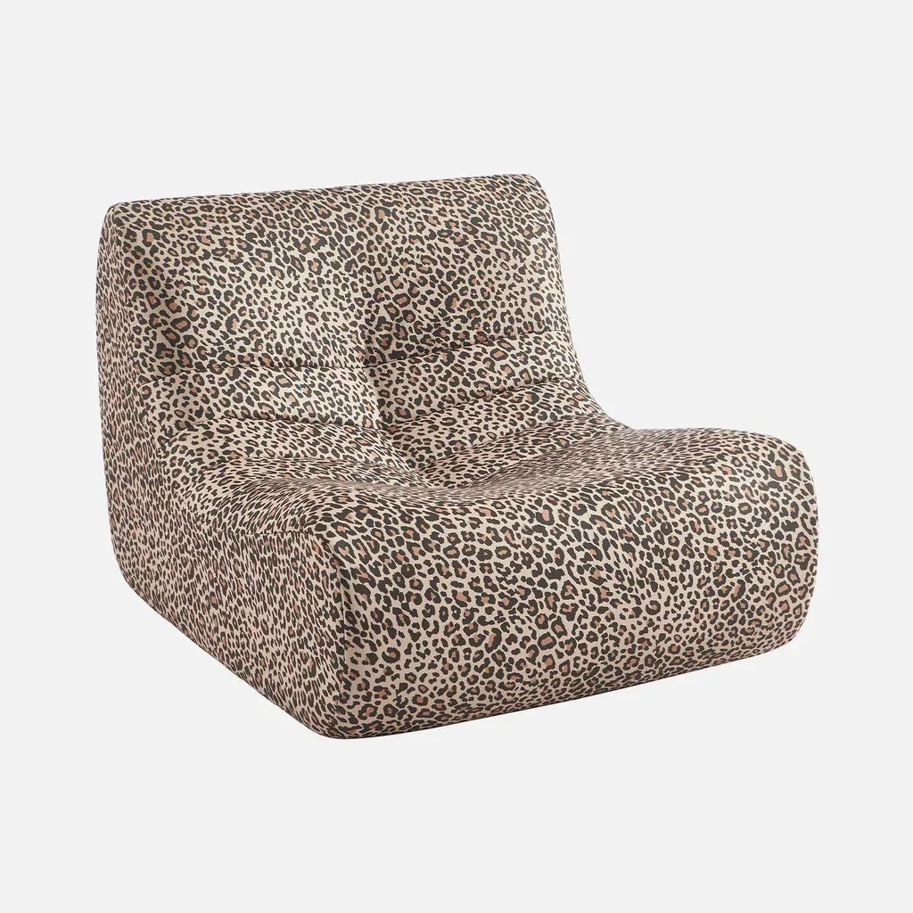 Sokol Leopardenmuster Sessel Einzelsitzer Design Armsessel