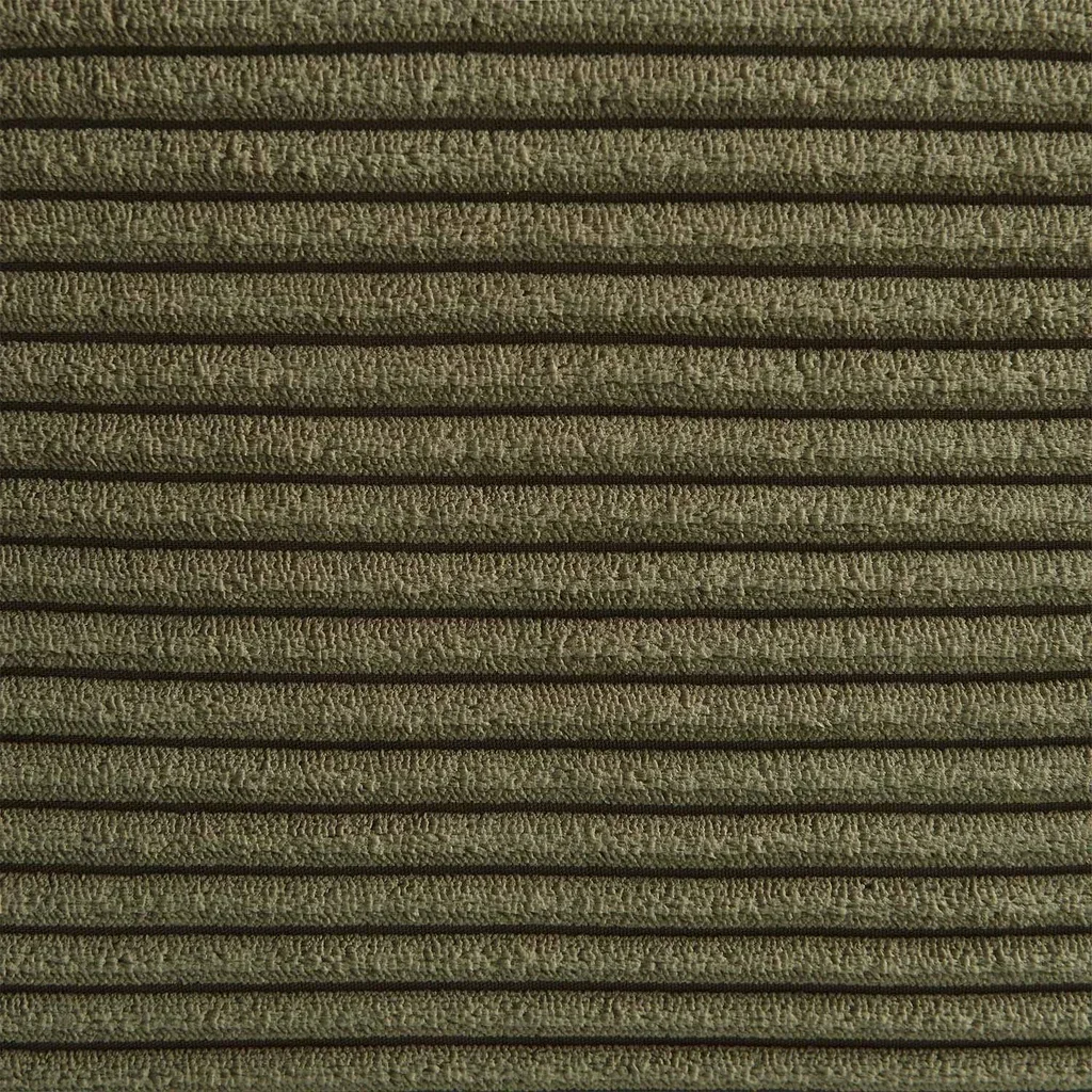 Fauteuil d'angle velours côtelé une place Sokol modulable confort
