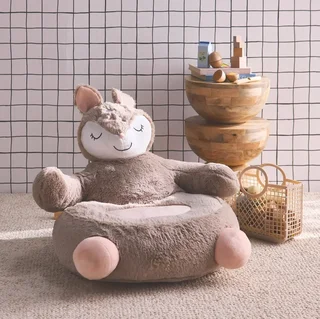 Fauteuil enfant motif faon doux et confortable pour chambre bébé