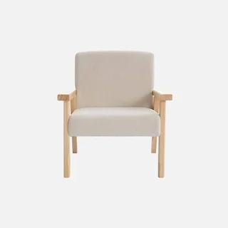 Scandinavian kids armchair velvet khaki rubberwood comfortable ages 3-7