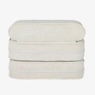 Fauteuil enfant velours côtelé pliable crème Imani