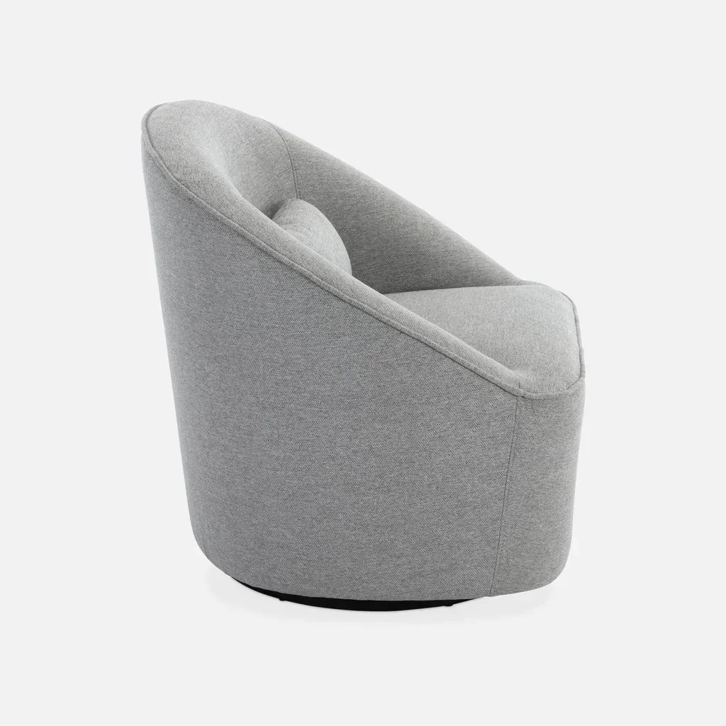 Lana Drehsessel 360° Beiger Stoff Bequemer Wohnzimmer Sessel
