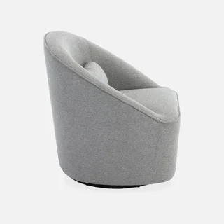 Lana Drehsessel 360° Beiger Stoff Bequemer Wohnzimmer Sessel