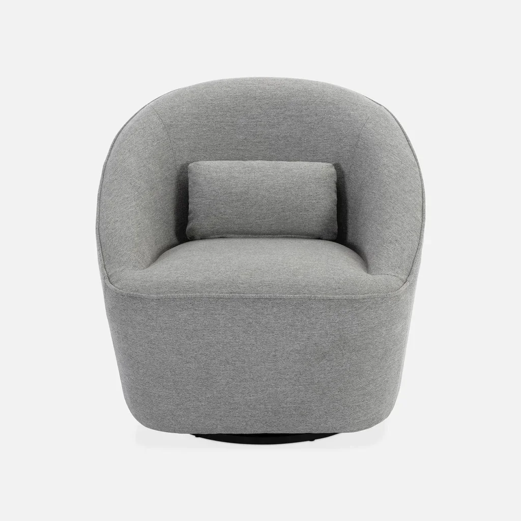 Lana Drehsessel 360° Beiger Stoff Bequemer Wohnzimmer Sessel