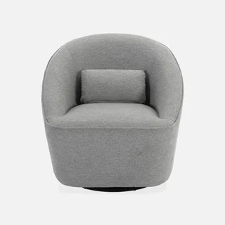 Lana Drehsessel 360° Beiger Stoff Bequemer Wohnzimmer Sessel