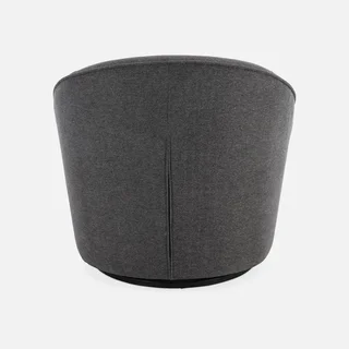 360° Drehbarer Sessel Beige Stoff Cocooning Design Lana