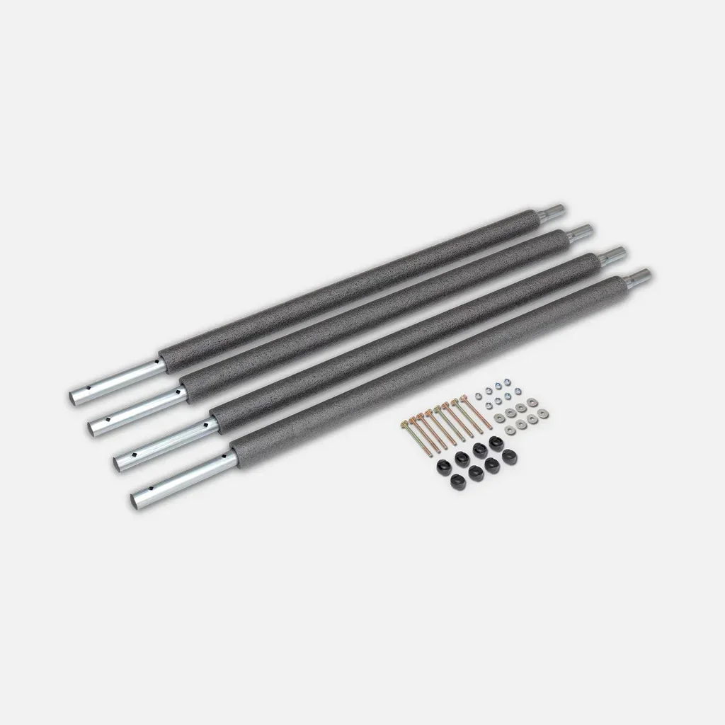 Filet protection sous-trampoline Ø305-490cm - Kit 4 montants inférieurs