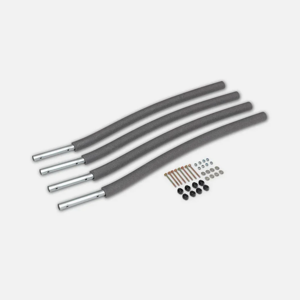 Kit 4 montants filet protection sous-trampoline Ø305-490cm pièces détachées