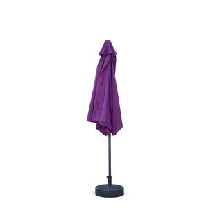 Grand parasol rond 3m mât central orientable aluminium polyester UV
