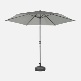 Grand parasol circulaire 3m mât central orientable aluminium UV