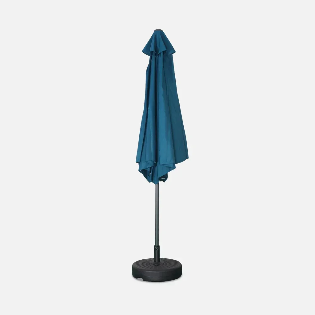 Grand parasol circulaire 3m mât central orientable aluminium
