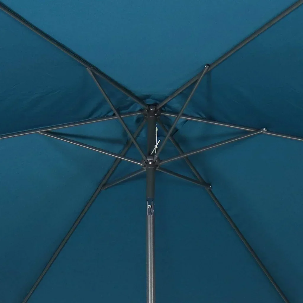 Grand parasol circulaire 3m mât central orientable aluminium