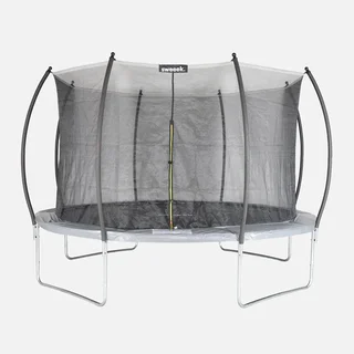Large 370 cm trampoline with inner safety net for the whole family