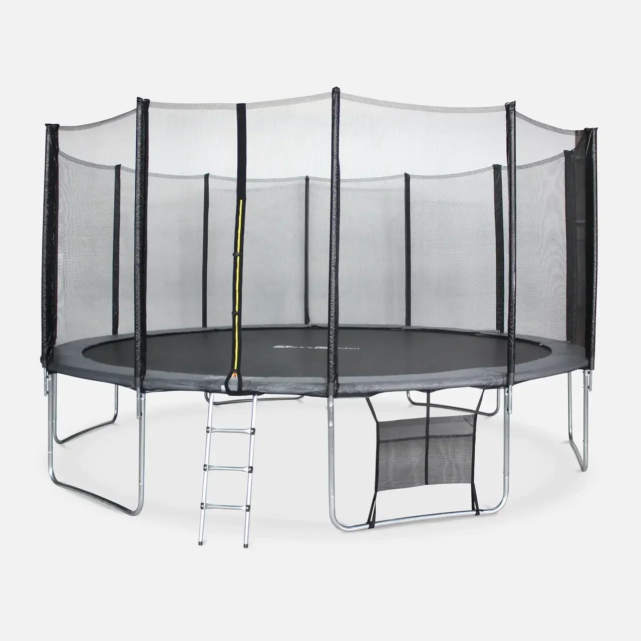Grand trampoline 490 cm Jupiter XXL avec filet de sécurité et accessoires complets pour toute la famille