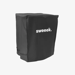 Housse étanche barbecue S anti-UV noir protection extérieure velcro