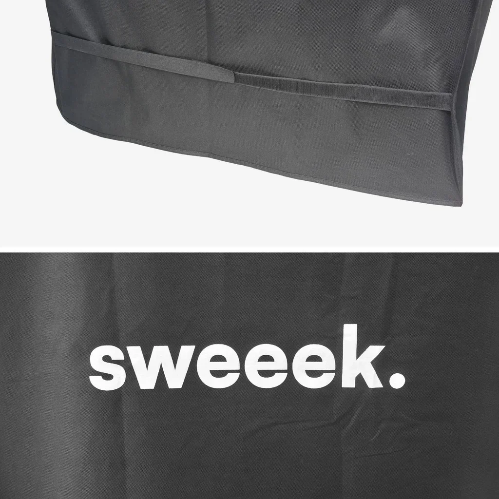 Housse étanche barbecue S anti-UV noir protection extérieure velcro
