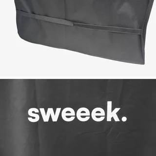 Housse étanche barbecue S anti-UV noir protection extérieure velcro