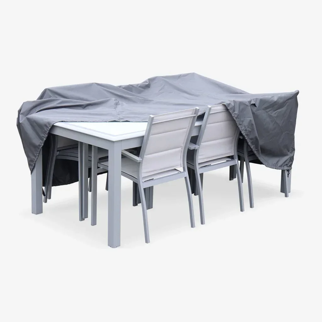 Housse étanche table jardin polyester imperméable anti-UV