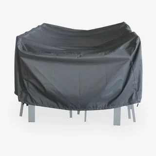 Housse étanche table jardin extérieure polyester imperméable anti-UV avec cordon serrage