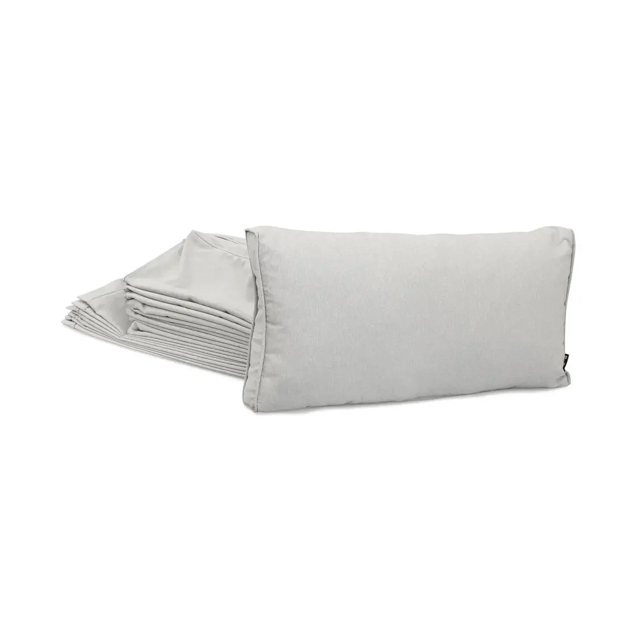Set 19 housses coussins salon jardin résine tressée beige imperméables