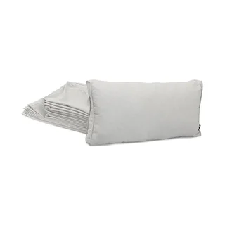 Set 19 housses coussins salon jardin résine tressée beige imperméables