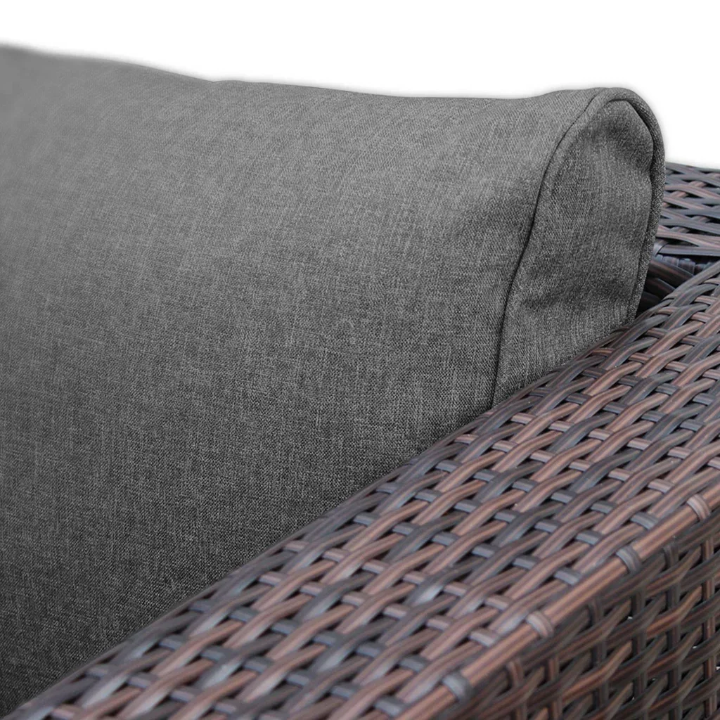 Set de 19 housses coussins salon extérieur Venezia polyester écru imperméables