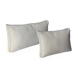 Set 19 housses coussins salon jardin Venezia polyester écru imperméables