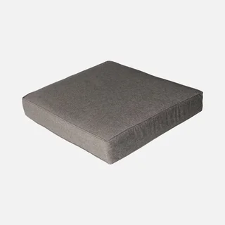 Set de 3 housses grises imperméables pour coussins salon extérieur 70x70cm