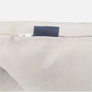 Housses de protection coussins salon extérieur Ushuaia écru polyester