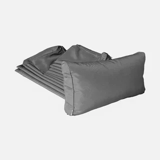 Set 13 housses coussins salon jardin Napoli polyester imperméables