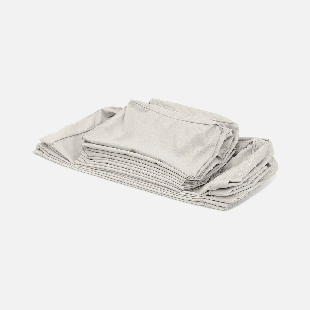 Set de 13 housses de protection pour coussins de salon de jardin extérieur Napoli en polyester résistant à l'eau