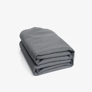 Housse protection imperméable table jardin 230x112cm polyester anti-UV gris