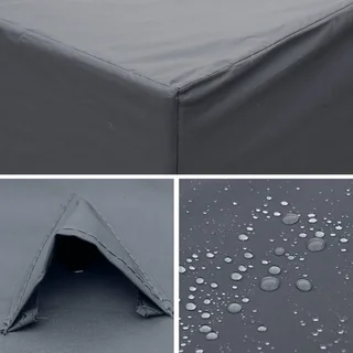 Wasserdichte UV-Schutz Gartenmöbel Schutzhülle Set 4 Teile Polyester