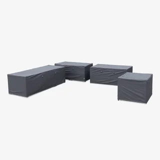 Wasserdichte UV-Schutz Gartenmöbel Schutzhülle Set 4 Teile Polyester