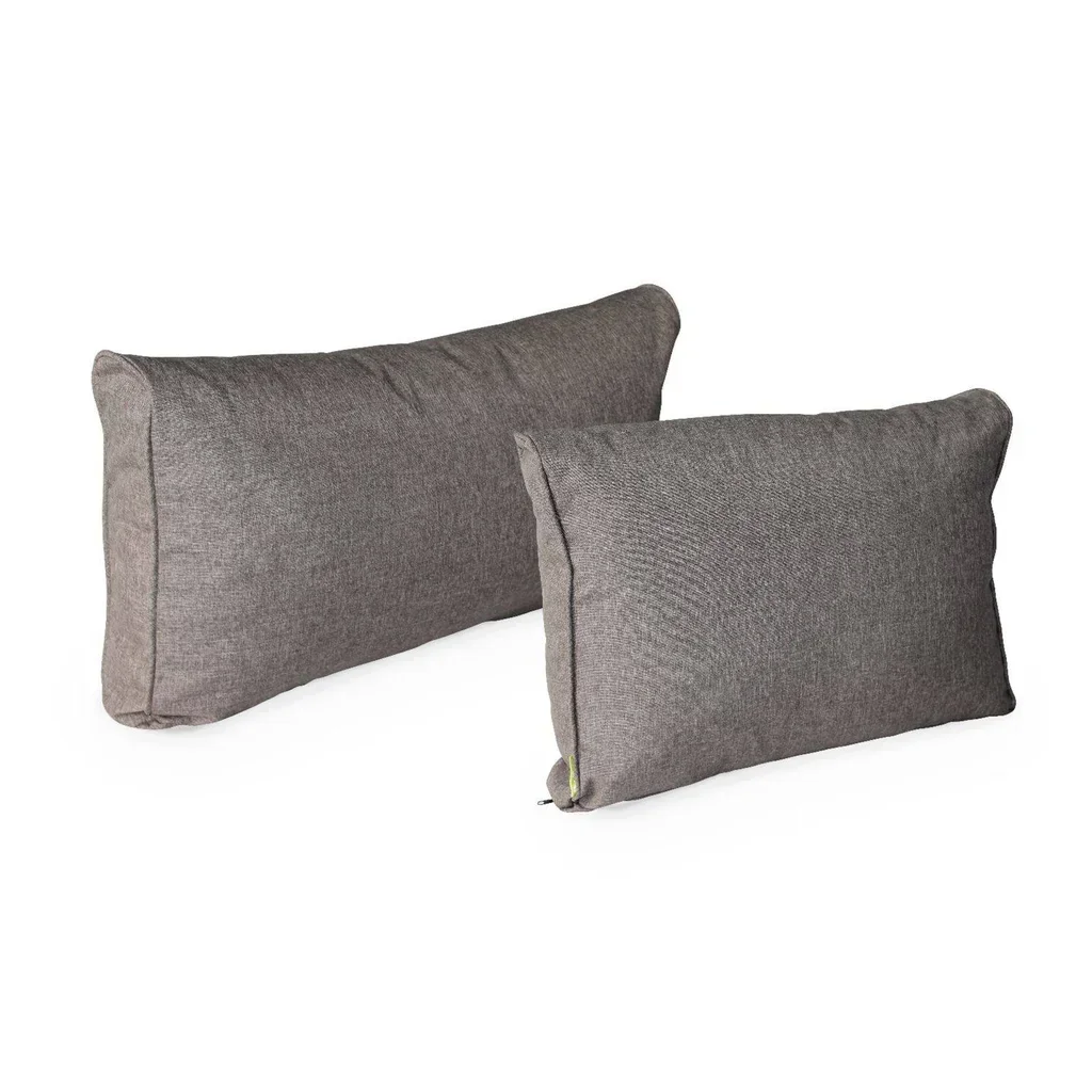 Caligari Outdoor Cushion Covers Garden Patio Furniture Protective Covers Ecru Polyester Set of 11
