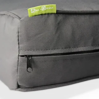 Caligari Outdoor Cushion Covers Garden Patio Furniture Protective Covers Ecru Polyester Set of 11