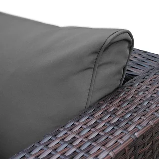 Caligari Outdoor Cushion Covers Garden Patio Furniture Protective Covers Ecru Polyester Set of 11