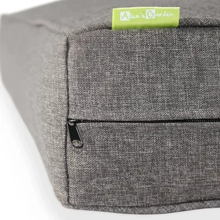 Caligari Outdoor Cushion Covers Garden Patio Furniture Protective Covers Ecru Polyester Set of 11