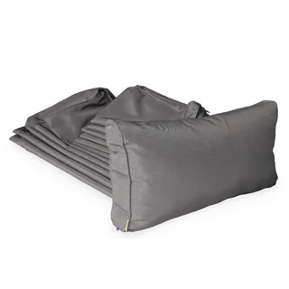 Caligari Outdoor Cushion Covers Garden Patio Furniture Protective Covers Ecru Polyester Set of 11