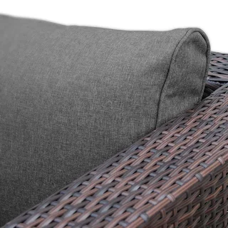 Caligari Outdoor Cushion Covers Garden Patio Furniture Protective Covers Ecru Polyester Set of 11