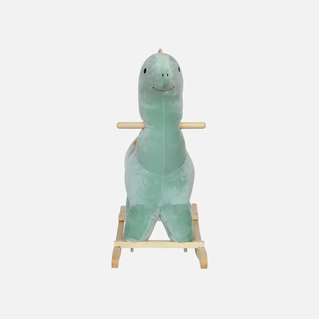 Jouet bascule dinosaure enfant 18 mois velours doux sécurité