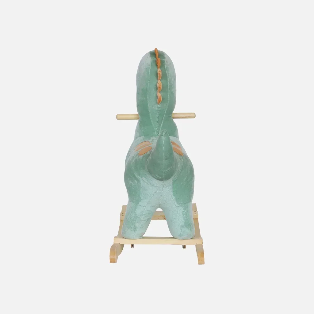 Jouet bascule dinosaure enfant 18 mois velours doux sécurité