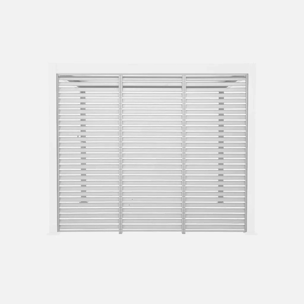 Kit 3 claustras orientables 100cm pergola bioclimatique aluminium Triomphe