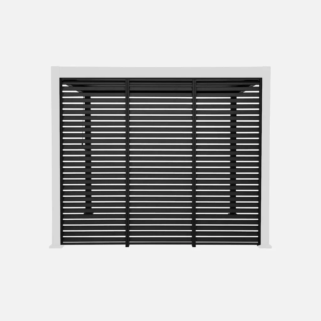 Kit 3 lames orientables pergola bioclimatique Triomphe 100 cm aluminium