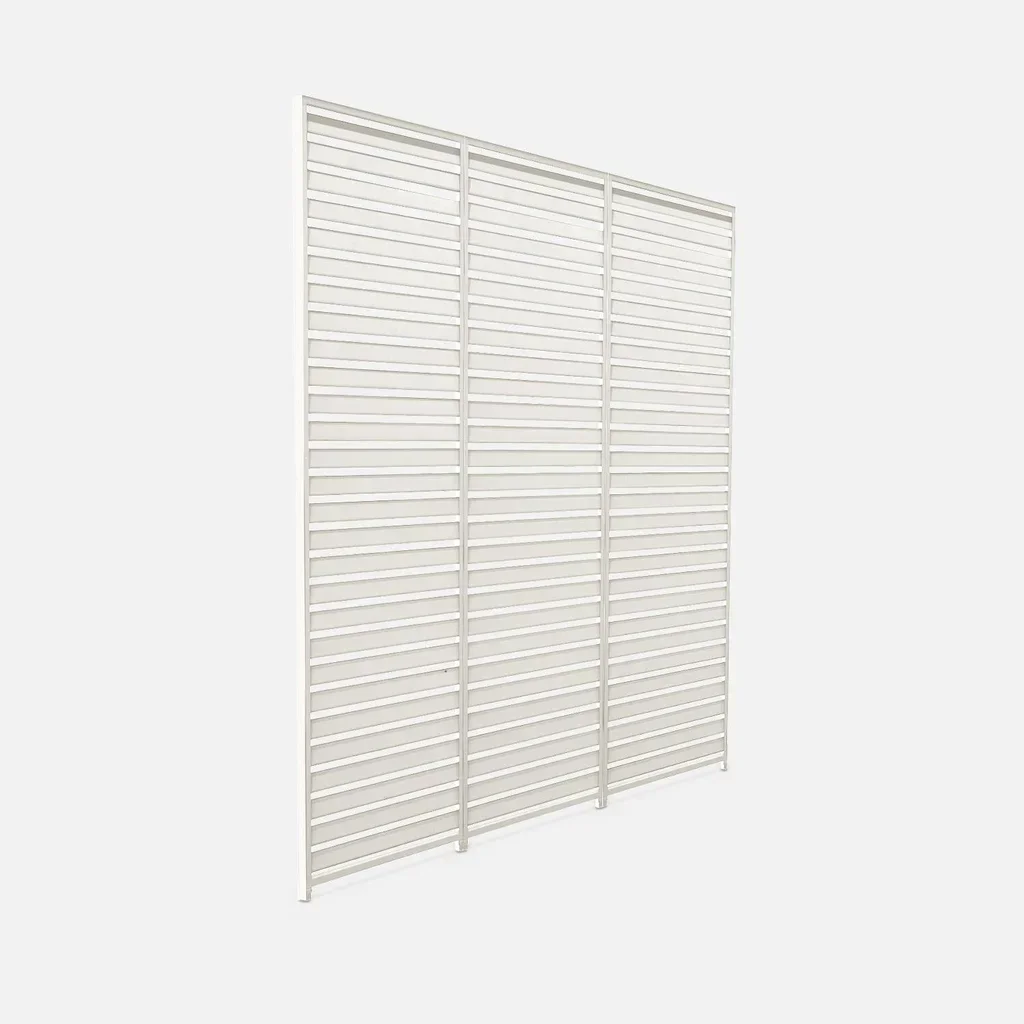 Kit 3 lames orientables 100 cm pergola bioclimatique aluminium Triomphe V2