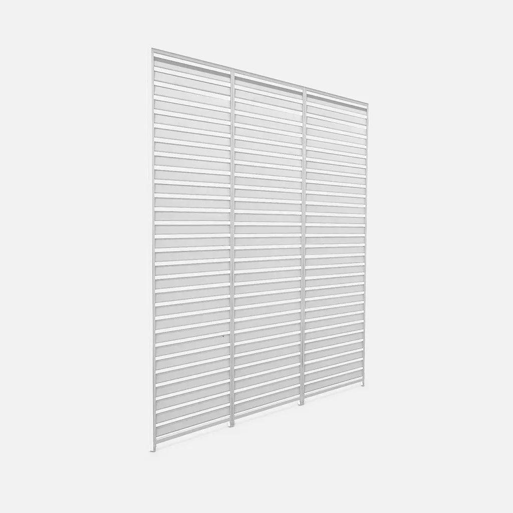 Kit 3 claustras orientables 100cm pergola bioclimatique aluminium Triomphe
