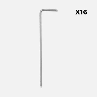 Kit Cerca de Rede Modular 12m para Galinheiro com Porta e Estacas - Cercado Portátil para Aves