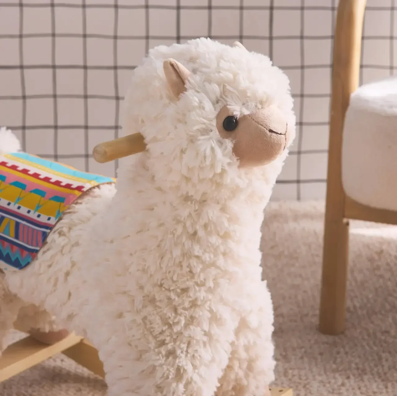 Lama bascule bois enfant 18 mois sécurité confort