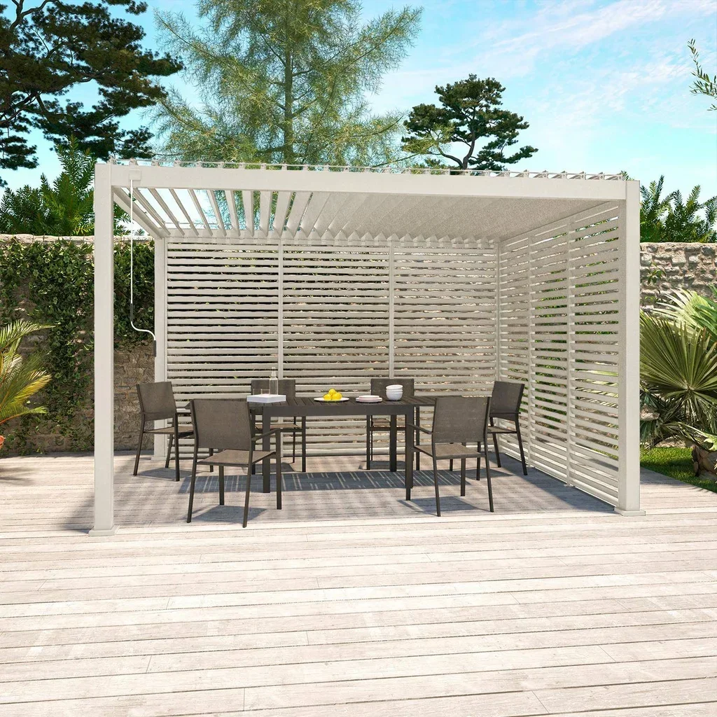 Lame orientable 100 cm pergola aluminium bioclimatique Triomphe 3x3m 4x3m 6x3m V2